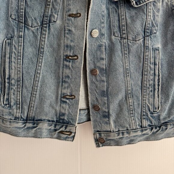 Harley-Davidson vintage denim vest  Gray Denim Vest - Picture 5 of 10